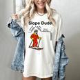 Nerdy Slope Dude Geometry Algebra Math Teacher Women's Comfort Colors T-Shirt Ivory