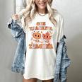 One Thankful Teacher Fall Leaves Thanksgiving Retro Women's Comfort Colors T-Shirt Ivory One Thankful Teacher Fall Leaves Thanksgiving Retro Women's Comfort Colors T-Shirt Ivory