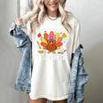 One Thankful Teacher Turkey Thanksgiving Teaching Women's Comfort Colors T-Shirt Ivory One Thankful Teacher Turkey Thanksgiving Teaching Women's Comfort Colors T-Shirt Ivory