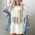 Patriotic Teacher American Flag Camouflage 4th Of July Camo Women's Comfort Colors T-Shirt Ivory