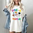 Pre-K Student Teacher Astronaut Space Back To School Women's Comfort Colors T-Shirt Ivory Pre-K Student Teacher Astronaut Space Back To School Women's Comfort Colors T-Shirt Ivory
