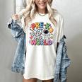 Pre-K Is Out Of This World Space Planets Teacher Women's Comfort Colors T-Shirt Ivory Pre-K Is Out Of This World Space Planets Teacher Women's Comfort Colors T-Shirt Ivory
