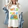 Preschool Teacher Kids Back To School Wild About Pre-K Women's Comfort Colors T-Shirt Ivory Preschool Teacher Kids Back To School Wild About Pre-K Women's Comfort Colors T-Shirt Ivory