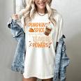 Pumpkin Spice Gives Me Teacher Powers Fall Thanksgiving Men Women Women's Comfort Colors T-Shirt Ivory Pumpkin Spice Gives Me Teacher Powers Fall Thanksgiving Men Women Women's Comfort Colors T-Shirt Ivory