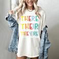 There Their They’Re Grammar Joke For English Teacher Student Women's Comfort Colors T-Shirt Ivory There Their They’Re Grammar Joke For English Teacher Student Women's Comfort Colors T-Shirt Ivory