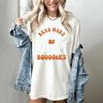 Read More Books Cute Ghost Reading Book Teacher Halloween Women's Comfort Colors T-Shirt Ivory Read More Books Cute Ghost Reading Book Teacher Halloween Women's Comfort Colors T-Shirt Ivory