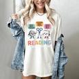 Reading Beats Everything Teacher Rock Paper Scissors Women's Comfort Colors T-Shirt Ivory Reading Beats Everything Teacher Rock Paper Scissors Women's Comfort Colors T-Shirt Ivory