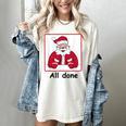 Retro All Done Christmas Special Ed Teacher Team Santa Women Women's Comfort Colors T-Shirt Ivory Retro All Done Christmas Special Ed Teacher Team Santa Women Women's Comfort Colors T-Shirt Ivory