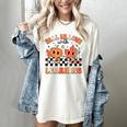 Retro Fall In Love With Learning Autumn Pumpkin Teacher Women's Comfort Colors T-Shirt Ivory Retro Fall In Love With Learning Autumn Pumpkin Teacher Women's Comfort Colors T-Shirt Ivory