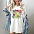 Retro First Grade Teacher Disco Ball Coquette Back To School Women's Comfort Colors T-Shirt Ivory Retro First Grade Teacher Disco Ball Coquette Back To School Women's Comfort Colors T-Shirt Ivory