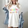 Retro Special Education Squad Groovy Dream Team SPED Teacher Women's Comfort Colors T-Shirt Ivory Retro Special Education Squad Groovy Dream Team SPED Teacher Women's Comfort Colors T-Shirt Ivory