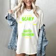Scary Math Teacher Costume Halloween Lazy Easy Christmas Women's Comfort Colors T-Shirt Ivory Scary Math Teacher Costume Halloween Lazy Easy Christmas Women's Comfort Colors T-Shirt Ivory