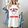 This Is My Scary Science Teacher Costume Ghost Halloween Women's Comfort Colors T-Shirt Ivory This Is My Scary Science Teacher Costume Ghost Halloween Women's Comfort Colors T-Shirt Ivory