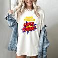 School Counselor Teacher Superhero Superpower Comic Book Women's Comfort Colors T-Shirt Ivory