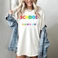 School Psychologist Is a Work Of Heart Teacher LSSP Doctor Women's Comfort Colors T-Shirt Ivory