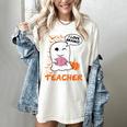 Science Teacher Cute Ghost Halloween Teacher Men Women Women's Comfort Colors T-Shirt Ivory