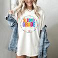 Second Grade Crew 2nd Back To School Teacher Team Squad Women's Comfort Colors T-Shirt Ivory