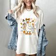 Silly Goose Teachers Club Cozy Fall Teacher Women's Comfort Colors T-Shirt Ivory
