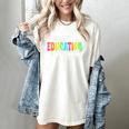 Special Education Dream Team Back To School SPED Teacher Women's Comfort Colors T-Shirt Ivory