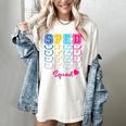SPED Squad Proud Special Education Para Teacher Colorful Women's Comfort Colors T-Shirt Ivory