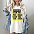 Spelling Bee Pun Halloween Costume For Teachers Women's Comfort Colors T-Shirt Ivory