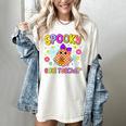 Spooky ESOL Teacher Halloween ESOL Teaching Coquette Women's Comfort Colors T-Shirt Ivory