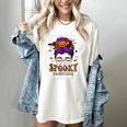 Spooky Paraprofessional Life Halloween Messy Bun Teacher For Men Women Women's Comfort Colors T-Shirt Ivory Spooky Paraprofessional Life Halloween Messy Bun Teacher For Men Women Women's Comfort Colors T-Shirt Ivory