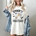 Spooky Toddler Teacher Halloween School Women's Comfort Colors T-Shirt Ivory