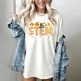 STEM Teacher Thanksgiving Grateful Educator Science Class Women's Comfort Colors T-Shirt Ivory