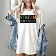 Stream Technology Robotics Shirt For Teachers And Students Premium Tri-Blend Women's Comfort Colors T-Shirt Ivory Stream Technology Robotics Shirt For Teachers And Students Premium Tri-Blend Women's Comfort Colors T-Shirt Ivory