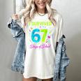 I Survived 67 Days Of School 67 Meme Science Teacher Women's Comfort Colors T-Shirt Ivory I Survived 67 Days Of School 67 Meme Science Teacher Women's Comfort Colors T-Shirt Ivory
