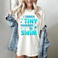 Swimming Teacher I Teach Tiny Humans To Swim Swim Instructor Women's Comfort Colors T-Shirt Ivory