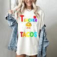 T Is For Teacher And Tacos For Teacher & Tacos Lovers Women's Comfort Colors T-Shirt Ivory T Is For Teacher And Tacos For Teacher & Tacos Lovers Women's Comfort Colors T-Shirt Ivory