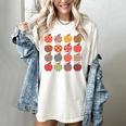 Teacher Apple Back To School Art For School Supplies Women's Comfort Colors T-Shirt Ivory Teacher Apple Back To School Art For School Supplies Women's Comfort Colors T-Shirt Ivory