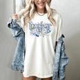 Teacher Blue Chinoiserie Coquette Bow Heart Teacher Life Women's Comfort Colors T-Shirt Ivory Teacher Blue Chinoiserie Coquette Bow Heart Teacher Life Women's Comfort Colors T-Shirt Ivory