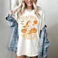Teacher By Day Witch By Night Halloween Teacher Witch Women's Comfort Colors T-Shirt Ivory