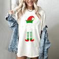 The Teacher Elf Family Matching Group Idea Christmas Women's Comfort Colors T-Shirt Ivory