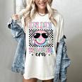 In My Teacher Era Groovy Tie Dye Back To School Cute Teacher Women's Comfort Colors T-Shirt Ivory In My Teacher Era Groovy Tie Dye Back To School Cute Teacher Women's Comfort Colors T-Shirt Ivory