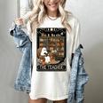 The Teacher Ghost Book Reading Books Lover Halloween Women's Comfort Colors T-Shirt Ivory The Teacher Ghost Book Reading Books Lover Halloween Women's Comfort Colors T-Shirt Ivory