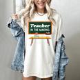 Teacher In The Making Future Teacher Kids Back To School Women's Comfort Colors T-Shirt Ivory Teacher In The Making Future Teacher Kids Back To School Women's Comfort Colors T-Shirt Ivory