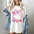 Teacher Positive Affirmations Candy Heart Valentine's Day Women's Comfort Colors T-Shirt Ivory