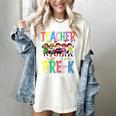 Teacher Of Pre K Superheroes Teacher New School Year Men Women Women's Comfort Colors T-Shirt Ivory