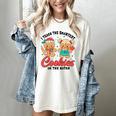 Teacher Of Smart Cookies Cute Gingerbread Teacher Christmas Women's Comfort Colors T-Shirt Ivory Teacher Of Smart Cookies Cute Gingerbread Teacher Christmas Women's Comfort Colors T-Shirt Ivory