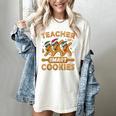 Teacher Of Smart Cookies Gingerbread Christmas Teacher Women's Comfort Colors T-Shirt Ivory Teacher Of Smart Cookies Gingerbread Christmas Teacher Women's Comfort Colors T-Shirt Ivory