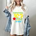 My Teacher Survived 100 Days Of Me Women's Comfort Colors T-Shirt Ivory