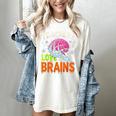 Teachers Love Brains Halloween 2025 Skeleton Costume Women's Comfort Colors T-Shirt Ivory Teachers Love Brains Halloween 2025 Skeleton Costume Women's Comfort Colors T-Shirt Ivory