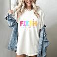 Team Fifth Grade Teacher Back To School 5th Grade Squad Kids Women's Comfort Colors T-Shirt Ivory