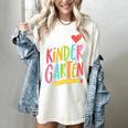 Team Kindergarten Teacher Student Back To School Women's Comfort Colors T-Shirt Ivory