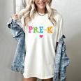Team Pre-K Shirt PreSchool Teacher Student Back To School Women's Comfort Colors T-Shirt Ivory