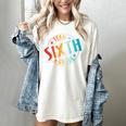 Team Sixth Grade Teacher Student Back To School 6th Grade Women's Comfort Colors T-Shirt Ivory Team Sixth Grade Teacher Student Back To School 6th Grade Women's Comfort Colors T-Shirt Ivory